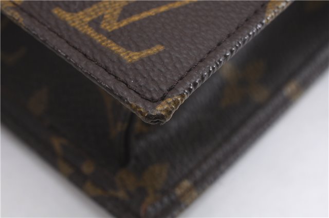 Authentic Louis Vuitton Monogram Pochette Rabat Clutch Hand Bag M51934 LV 9727E