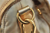 Authentic PRADA Nylon Leather Shoulder Cross Body Bag Purse Ivory Gold 9728C