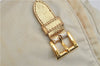 Authentic PRADA Nylon Leather Shoulder Cross Body Bag Purse Ivory Gold 9728C