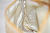 Authentic PRADA Nylon Leather Shoulder Cross Body Bag Purse Ivory Gold 9728C