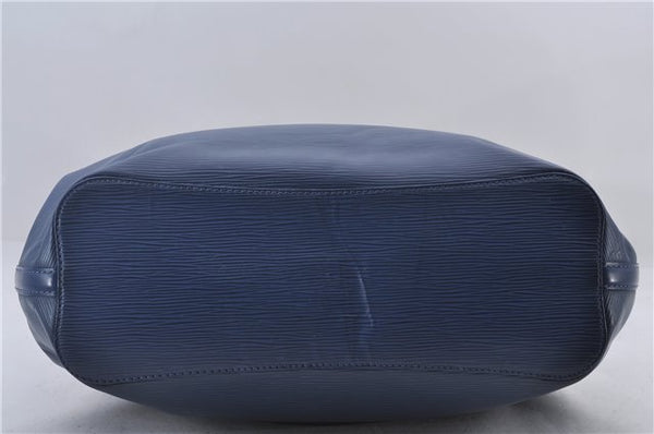 Auth Louis Vuitton Epi Mandara GM Shoulder Cross Body Bag Blue M5892G LV 9728D