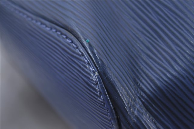 Auth Louis Vuitton Epi Mandara GM Shoulder Cross Body Bag Blue M5892G LV 9728D