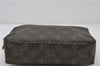 Auth Louis Vuitton Monogram Trousse Toilette 23 Clutch Hand Bag M47524 LV 9730E