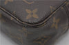 Auth Louis Vuitton Monogram Trousse Toilette 23 Clutch Hand Bag M47524 LV 9730E