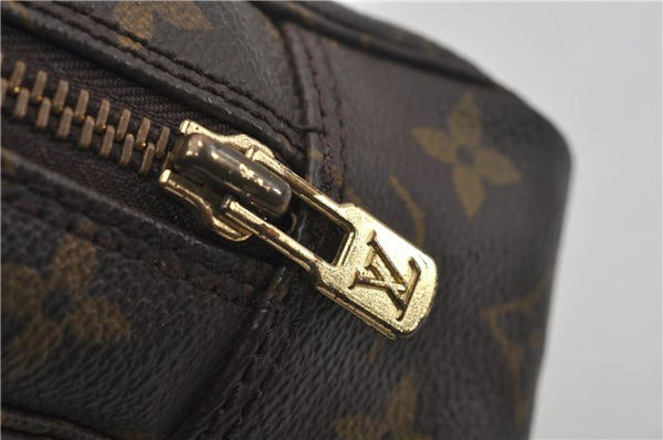 Auth Louis Vuitton Monogram Trousse Toilette 23 Clutch Hand Bag M47524 LV 9730E