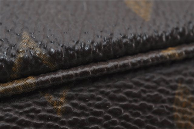 Auth Louis Vuitton Monogram Trousse Toilette 23 Clutch Hand Bag M47524 LV 9730E