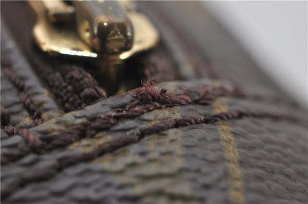 Auth Louis Vuitton Monogram Trousse Toilette 23 Clutch Hand Bag M47524 LV 9730E