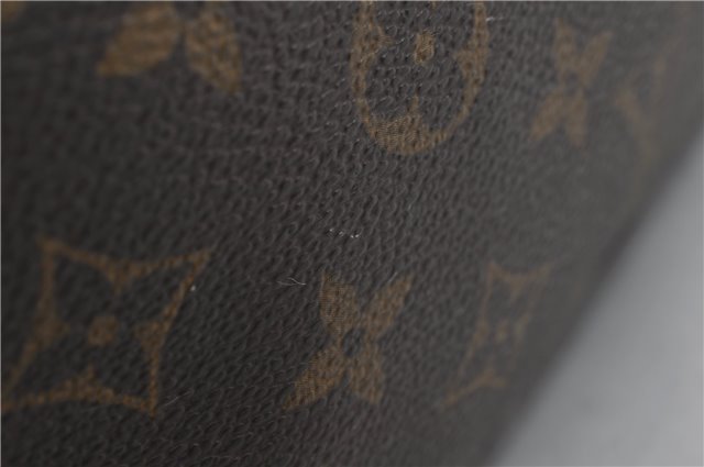 Auth Louis Vuitton Monogram Trousse Toilette 23 Clutch Hand Bag M47524 LV 9730E