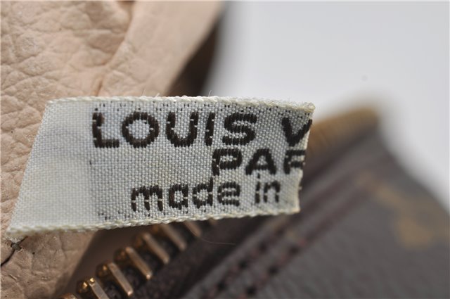 Auth Louis Vuitton Monogram Trousse Toilette 23 Clutch Hand Bag M47524 LV 9730E