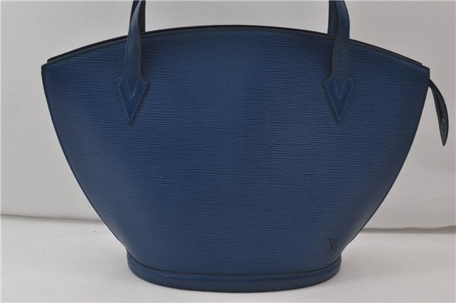 Auth Louis Vuitton Epi Saint Jacques Shopping Shoulder Bag Blue M52265 LV 9731D
