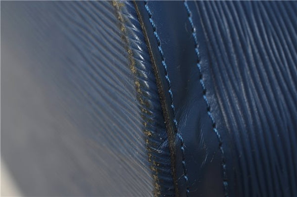 Auth Louis Vuitton Epi Saint Jacques Shopping Shoulder Bag Blue M52265 LV 9731D