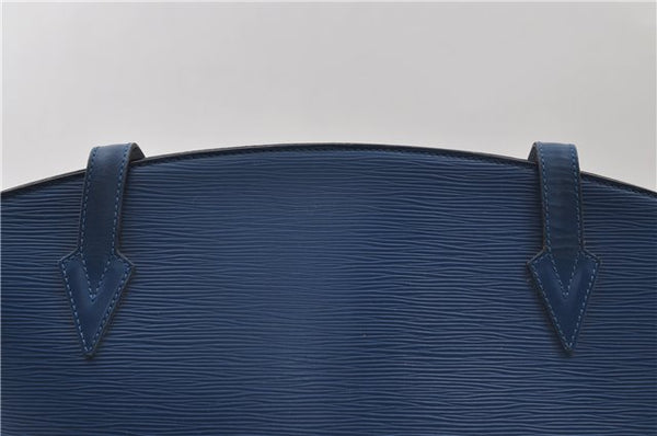 Auth Louis Vuitton Epi Saint Jacques Shopping Shoulder Bag Blue M52265 LV 9731D