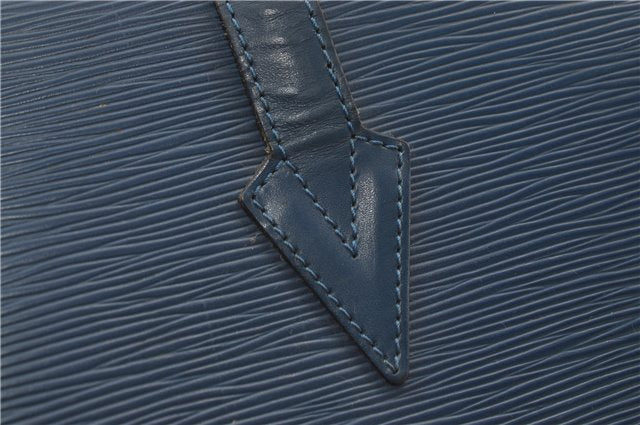 Auth Louis Vuitton Epi Saint Jacques Shopping Shoulder Bag Blue M52265 LV 9731D