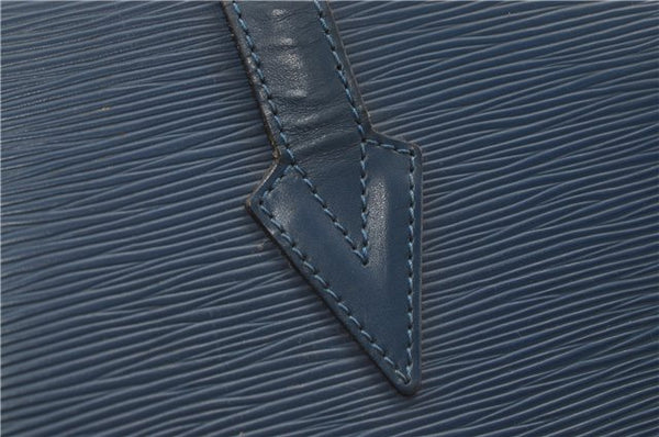 Auth Louis Vuitton Epi Saint Jacques Shopping Shoulder Bag Blue M52265 LV 9731D