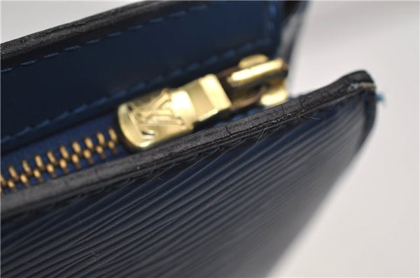 Auth Louis Vuitton Epi Saint Jacques Shopping Shoulder Bag Blue M52265 LV 9731D