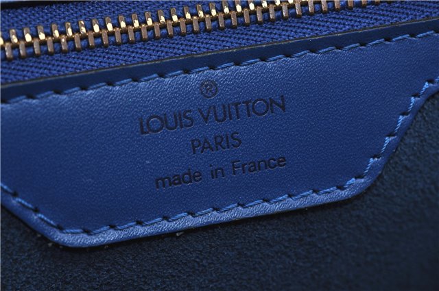 Auth Louis Vuitton Epi Saint Jacques Shopping Shoulder Bag Blue M52265 LV 9731D