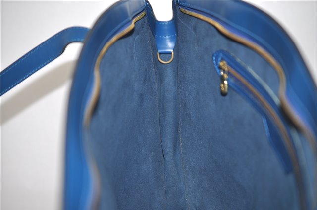 Auth Louis Vuitton Epi Saint Jacques Shopping Shoulder Bag Blue M52265 LV 9731D