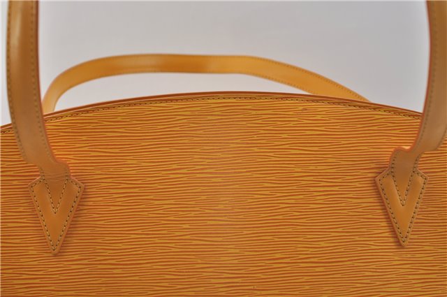 Auth Louis Vuitton Epi Saint Jacques Shopping Shoulder Bag M52269 Yellow 9735D