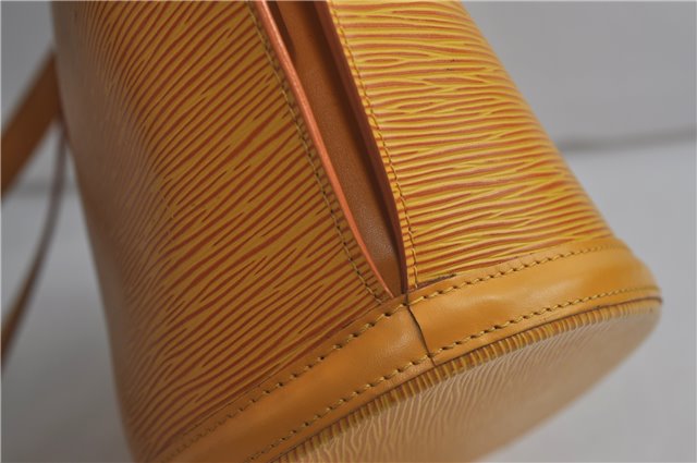 Auth Louis Vuitton Epi Saint Jacques Shopping Shoulder Bag M52269 Yellow 9735D