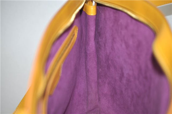 Auth Louis Vuitton Epi Saint Jacques Shopping Shoulder Bag M52269 Yellow 9735D