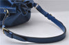 Authentic Louis Vuitton Epi Petit Noe Blue Shoulder Bag M44105 LV 9738C