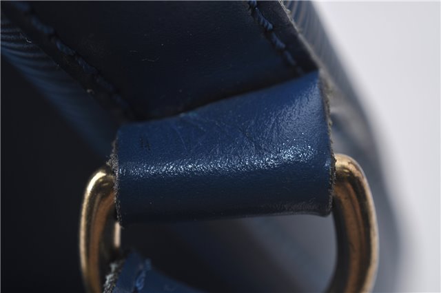 Authentic Louis Vuitton Epi Petit Noe Blue Shoulder Bag M44105 LV 9738C