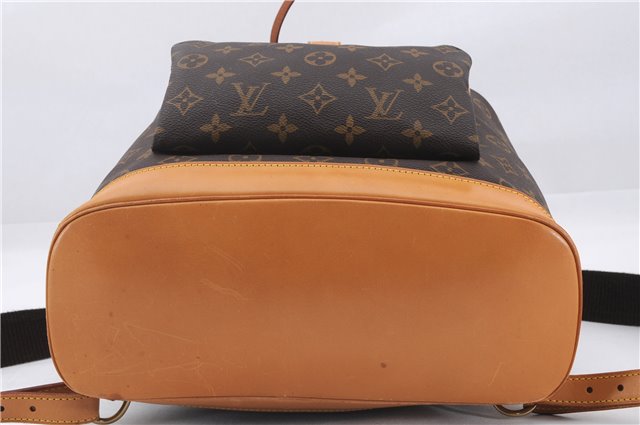 Authentic Louis Vuitton Monogram Montsouris GM Backpack M51135 LV 9739D