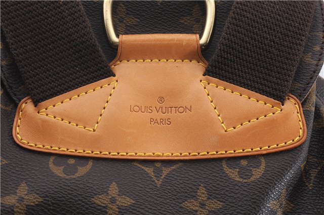 Authentic Louis Vuitton Monogram Montsouris GM Backpack M51135 LV 9739D