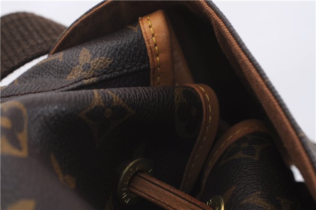 Authentic Louis Vuitton Monogram Montsouris GM Backpack M51135 LV 9739D