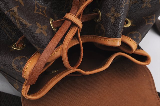 Authentic Louis Vuitton Monogram Montsouris GM Backpack M51135 LV 9739D