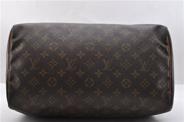 Authentic Louis Vuitton Monogram Speedy 35 Hand Bag M41524 LV 9741C