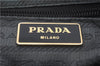 Authentic PRADA 2Way Nylon Leather Shoulder Hand Bag Purse Gray 9743C