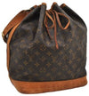 Authentic Louis Vuitton Monogram Noe Shoulder Drawstring Bag M42224 LV 9743E