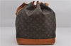 Authentic Louis Vuitton Monogram Noe Shoulder Drawstring Bag M42224 LV 9743E