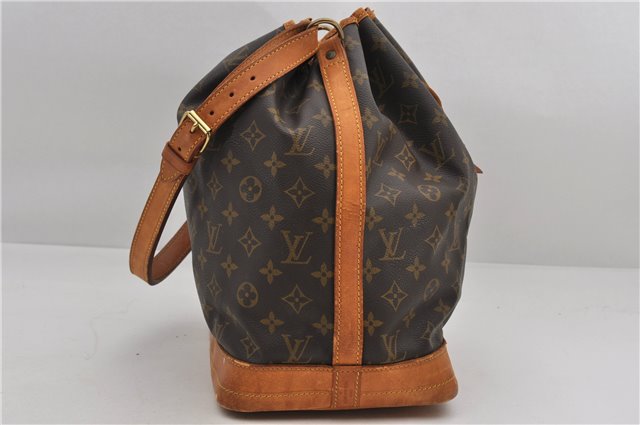 Authentic Louis Vuitton Monogram Noe Shoulder Drawstring Bag M42224 LV 9743E