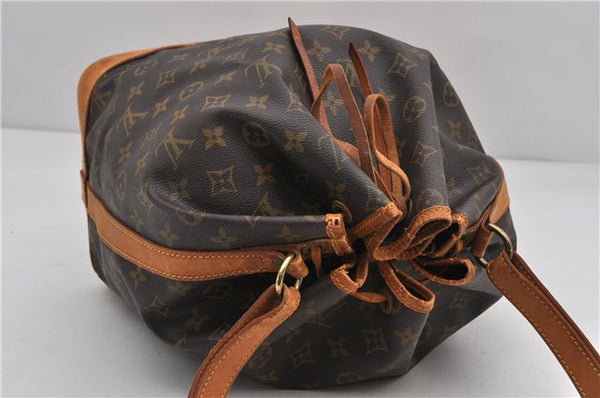Authentic Louis Vuitton Monogram Noe Shoulder Drawstring Bag M42224 LV 9743E