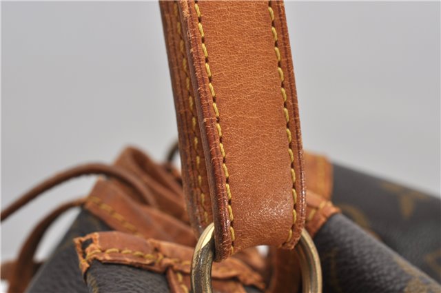 Authentic Louis Vuitton Monogram Noe Shoulder Drawstring Bag M42224 LV 9743E