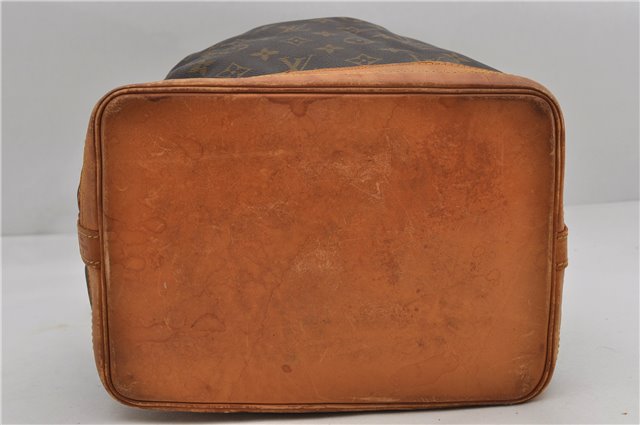 Authentic Louis Vuitton Monogram Noe Shoulder Drawstring Bag M42224 LV 9743E