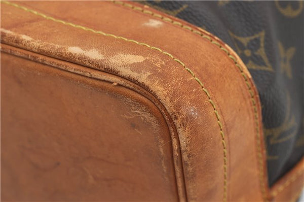 Authentic Louis Vuitton Monogram Noe Shoulder Drawstring Bag M42224 LV 9743E