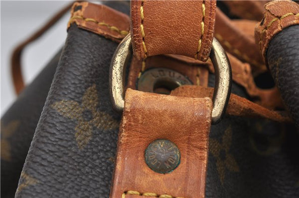 Authentic Louis Vuitton Monogram Noe Shoulder Drawstring Bag M42224 LV 9743E