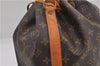 Authentic Louis Vuitton Monogram Noe Shoulder Drawstring Bag M42224 LV 9743E