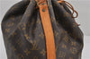 Authentic Louis Vuitton Monogram Noe Shoulder Drawstring Bag M42224 LV 9743E