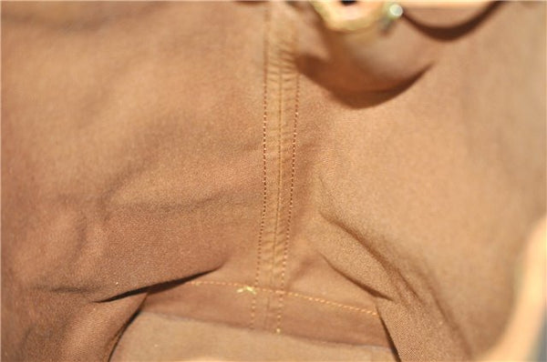 Authentic Louis Vuitton Monogram Noe Shoulder Drawstring Bag M42224 LV 9743E