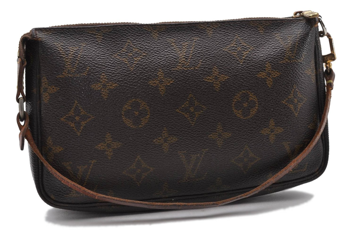 Authentic Louis Vuitton Monogram Pochette Accessoires Pouch M51980 LV 9744C