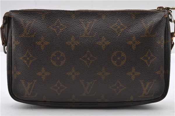 Authentic Louis Vuitton Monogram Pochette Accessoires Pouch M51980 LV 9744C