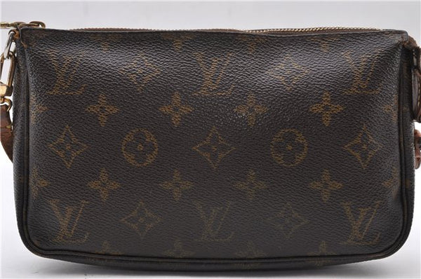 Authentic Louis Vuitton Monogram Pochette Accessoires Pouch M51980 LV 9744C