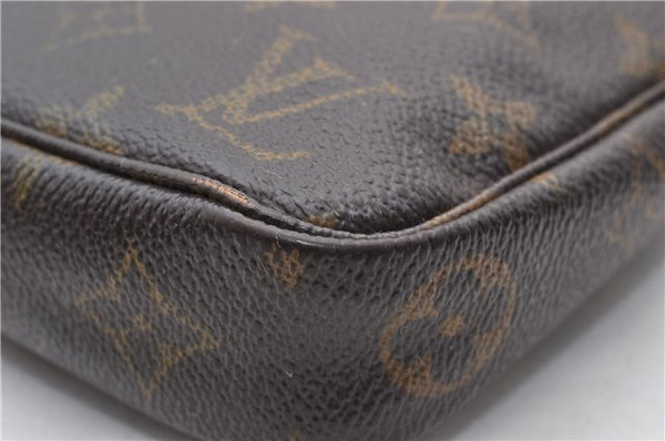 Authentic Louis Vuitton Monogram Pochette Accessoires Pouch M51980 LV 9744C