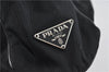 Authentic PRADA Nylon Leather Shoulder Tote Bag Purse Black 9747C