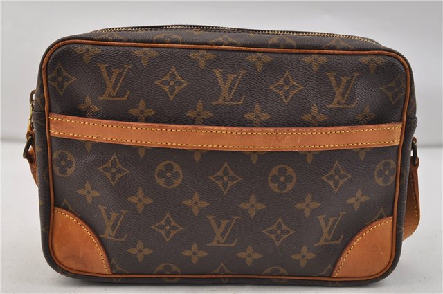 Auth Louis Vuitton Monogram Trocadero 27 Shoulder Cross Body Bag M51274 LV 9747D