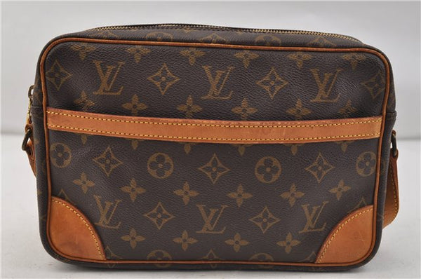 Auth Louis Vuitton Monogram Trocadero 27 Shoulder Cross Body Bag M51274 LV 9747D